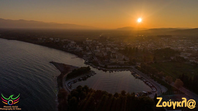 Νέα Αγχίαλος Βόλου: Μαγευτικό ηλιοβασίλεμα
