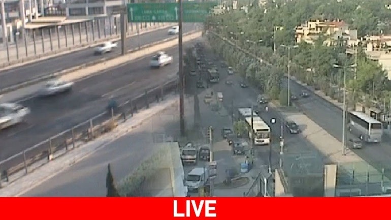 Live η κίνηση σε Εθνική Οδό και λεωφ. Κηφισίας