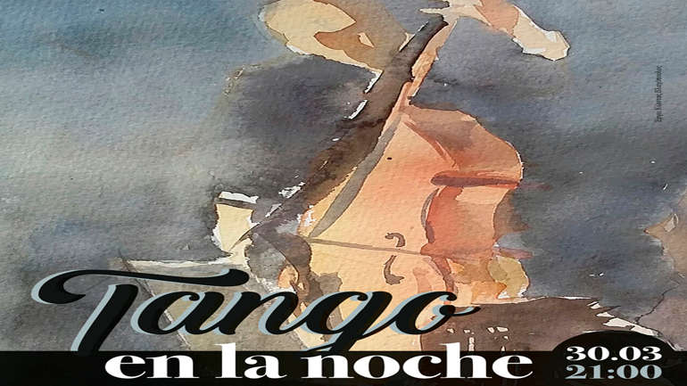 Tango en la noche στο café του Νομισματικού Μουσείου