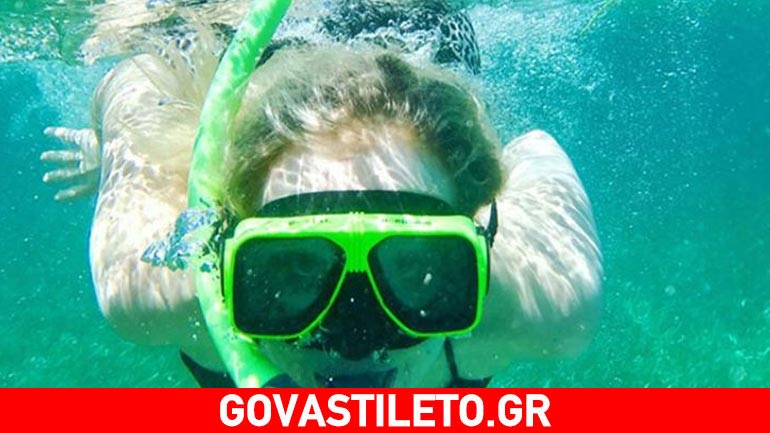 Η μικρή κόρη του Τραμπ κολυμπάει με καρχαρίες