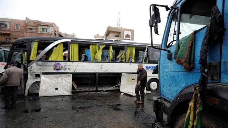 Συρία: Το Μέτωπο Φάτεχ αλ-Σαμ ανέλαβε την ευθύνη για τη διπλή βομβιστική επίθεση στη Δαμασκό