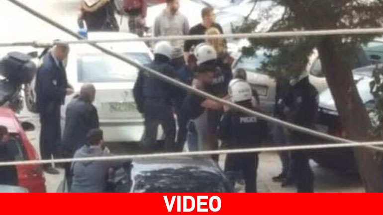 Άγριο ξύλο στην πλατεία Ευόσμου