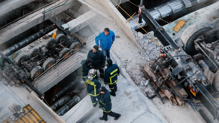 Δυστύχημα-σοκ στο μετρό Θεσσαλονίκης Δυστύχημα-σοκ στο μετρό Θεσσαλονίκης