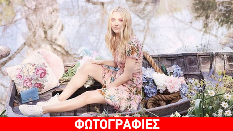 H Dakota Fanning ποζάρει με τη νέα συλλογή του Jimmy Choo για την Άνοιξη/Καλοκαίρι 2017