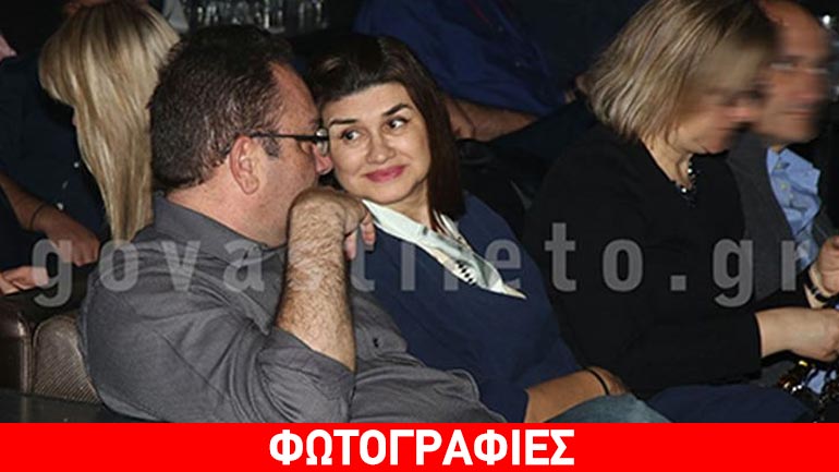 Άννα Κουρή: Σπάνια βραδινή έξοδος με τον σύζυγό της