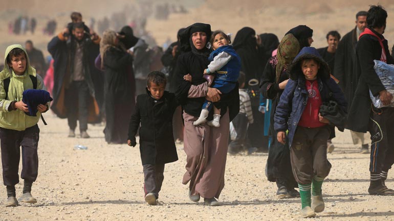 ΔΟΜ: Σχεδόν 100.000 οι εκτοπισμένοι από τις μάχες στη δυτική Μοσούλη