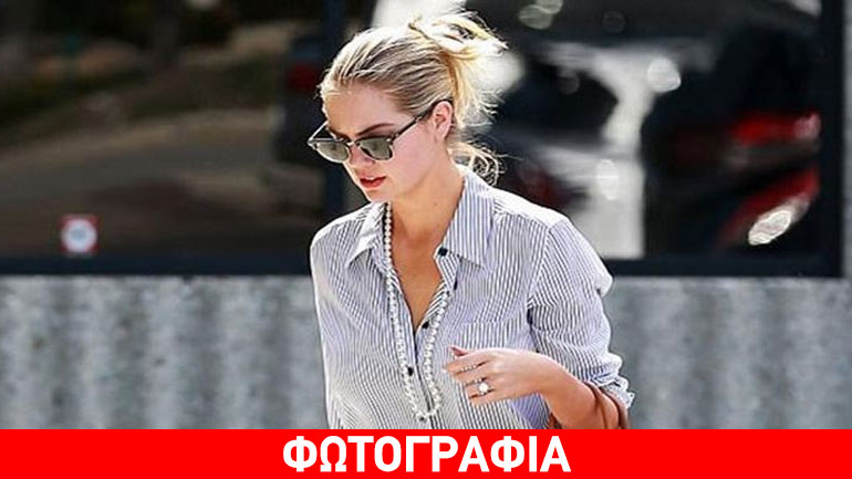 Kate Upton: Πήγε για σάντουιτς φορώντας τις πέρλες της