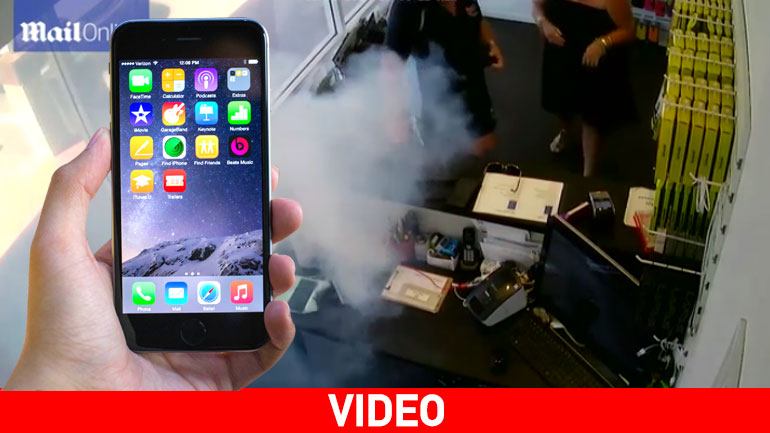 iPhone 6 Plus εξερράγη σε κατάστημα