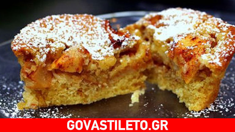 Νηστίσιμο κέικ με μήλο και κανέλα