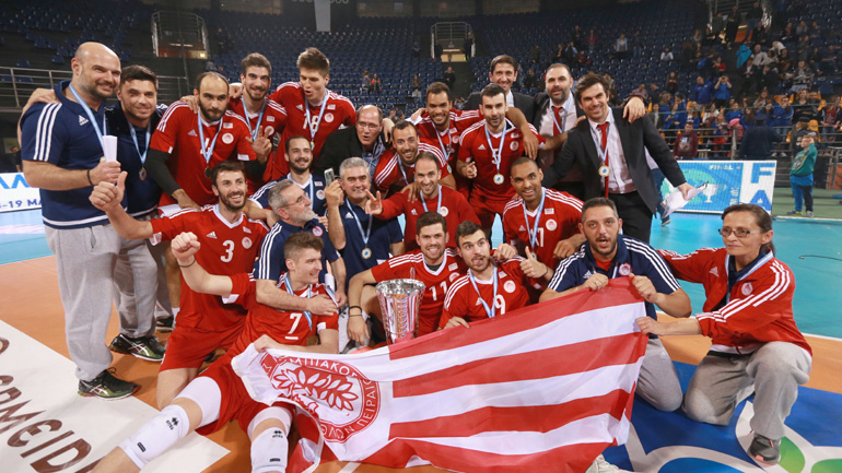 Βόλεϊ: Κυπελλούχος Ελλάδας ο Ολυμπιακός