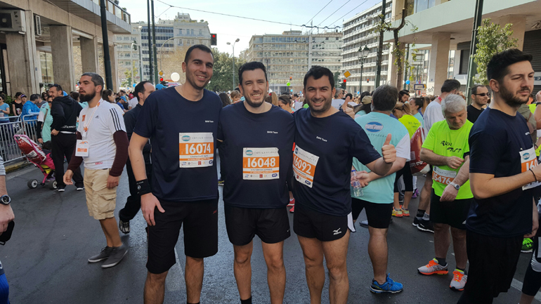 Από αριστερά: Κώστας Μακρής, Κώστας Διαμαντής και Βασίλης Σαρημπαλίδης