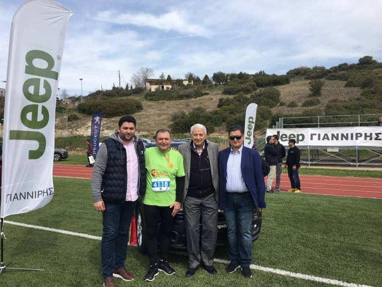 Από αριστερά: Μιχάλης Γιαννίρης, Ιγνάτιος Καϊτετζίδης, Ιωάννης Γιαννίρης και Παντελής Γιαννίρης