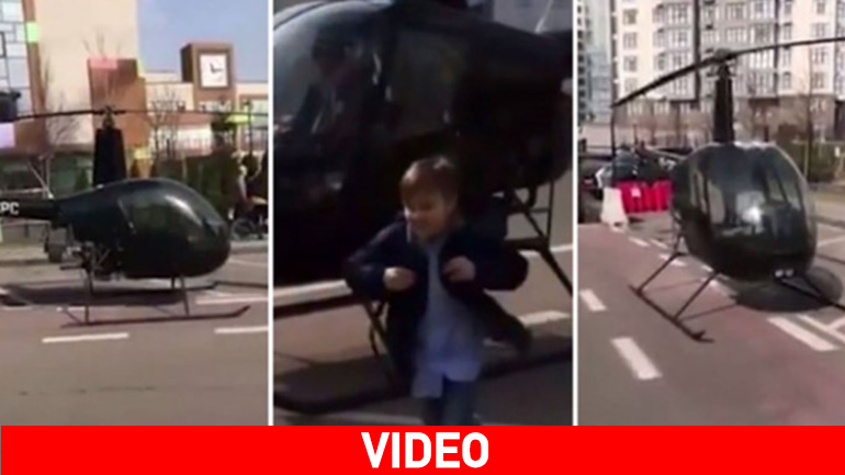 Άργησε να ξυπνήσει και πήγε στο σχολείο… με ελικόπτερο