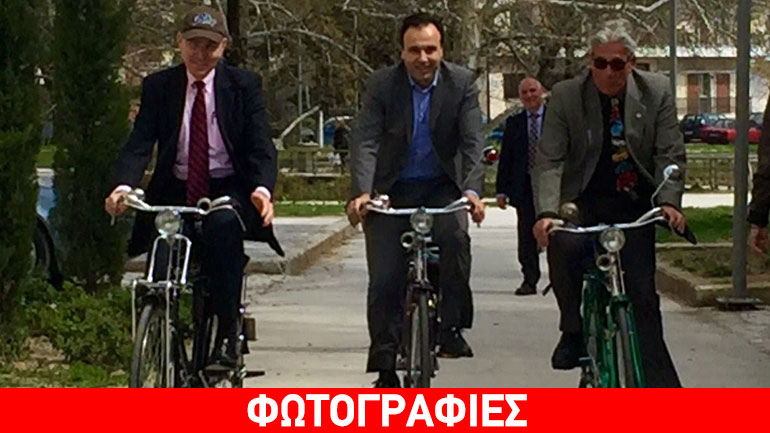 Oι… ορθοπεταλιές του Αμερικανού πρέσβη στα Τρίκαλα