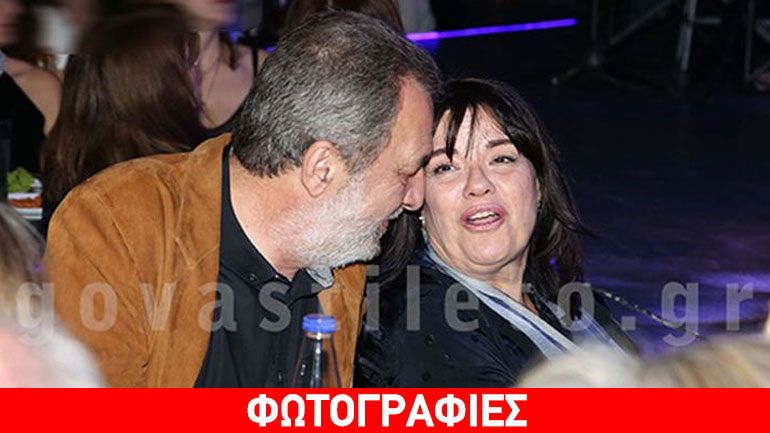 Στρατής Λιαρέλλης: Σπάνια βραδινή έξοδος με τη σύζυγό του
