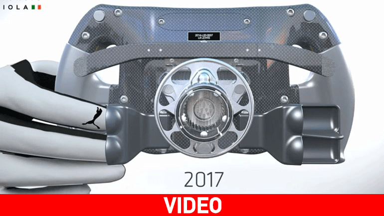 Τα νέα paddles στο τιμόνι της W08