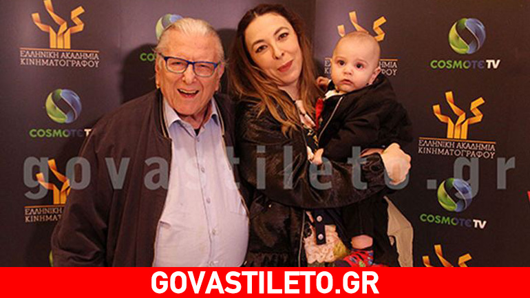 Κώστας Βουτσάς – Αλίκη Κατσαβού: Στα Κινηματογραφικά Βραβεία με τον μικρό Φοίβο