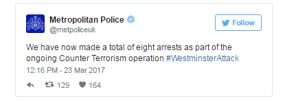 To tweet της Μητροπολιτικής Αστυνομίας