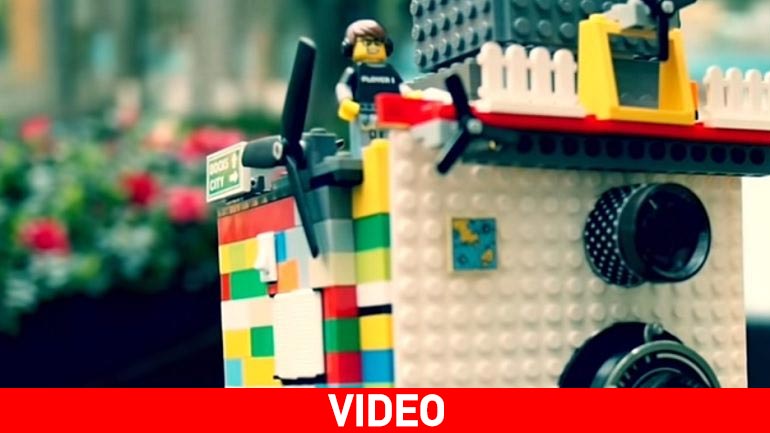 Φωτογραφική μηχανή LEGO τυπώνει σε δευτερόλεπτα