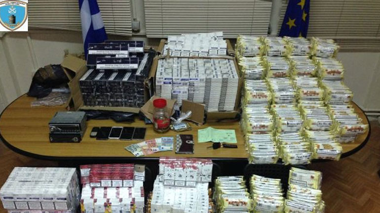 Σύλληψη αλλοδαπών για κατοχή λαθραίων καπνικών προϊόντων στη Θεσσαλονίκη