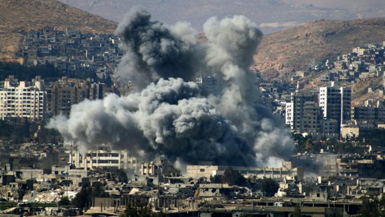 Συρία: Αεροπορικές επιδρομές με 16 άμαχους νεκρούς κοντά στη Δαμασκό