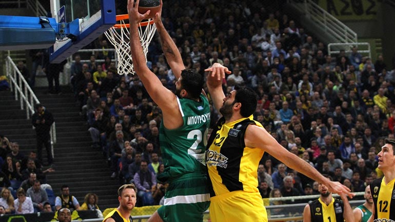 Νικητής στη δεύτερη παράταση ο Παναθηναϊκός, 106-87 την ΑΕΚ