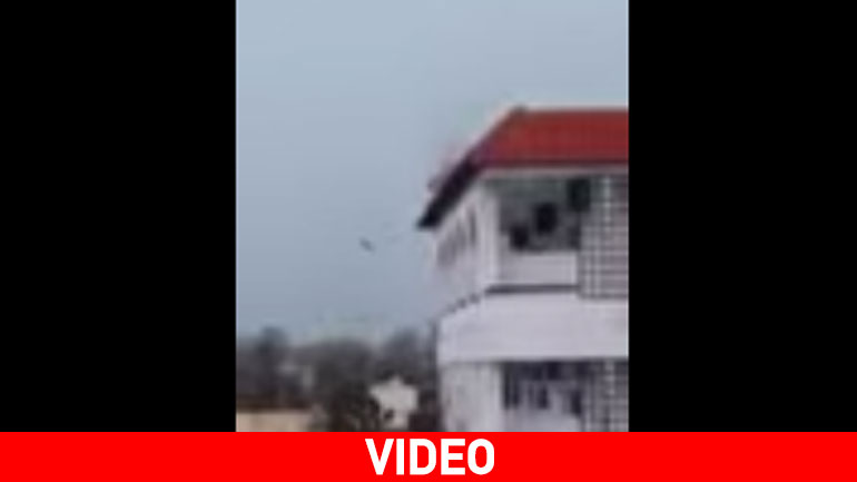 Ανεμοστρόβιλος ξηλώνει κεραμίδια ξενοδοχείου στο Μάλεμε