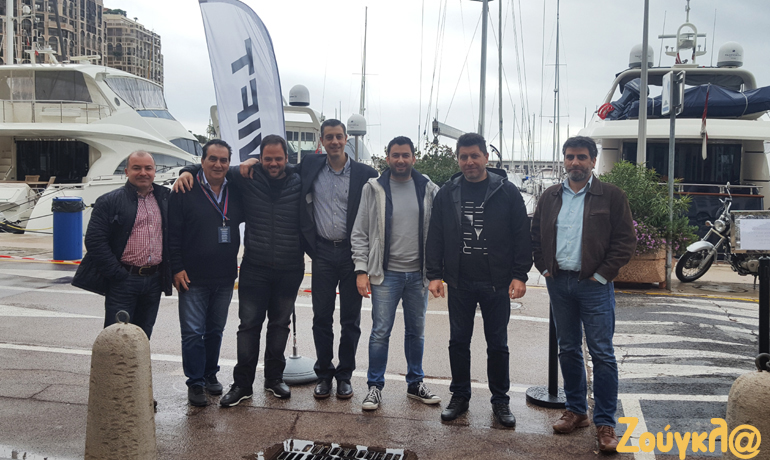 Από αριστερά: Νίκος Μερτέκης, Άρης Γαλανόπουλος, Τάκης Τρακουσέλλης, Παναγιώτης Τορνάρος, Βασίλης Σαρημπαλίδης, Σωτήρης Τσαντίλης και Γιάννης Λημναίος