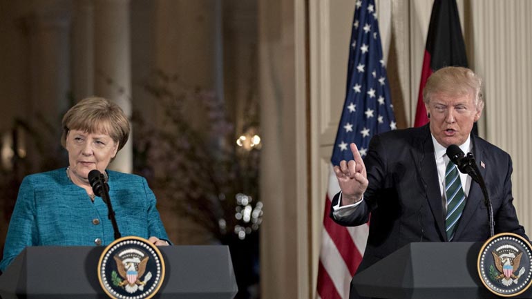 Συγχαρητήρια του Τραμπ στη Μέρκελ για την εκλογική νίκη του κόμματός της στο Ζάαρλαντ