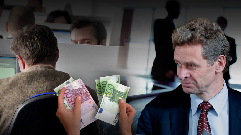 Ευθεία επίθεση στους μισθούς του Δημοσίου από τον Τόμσεν