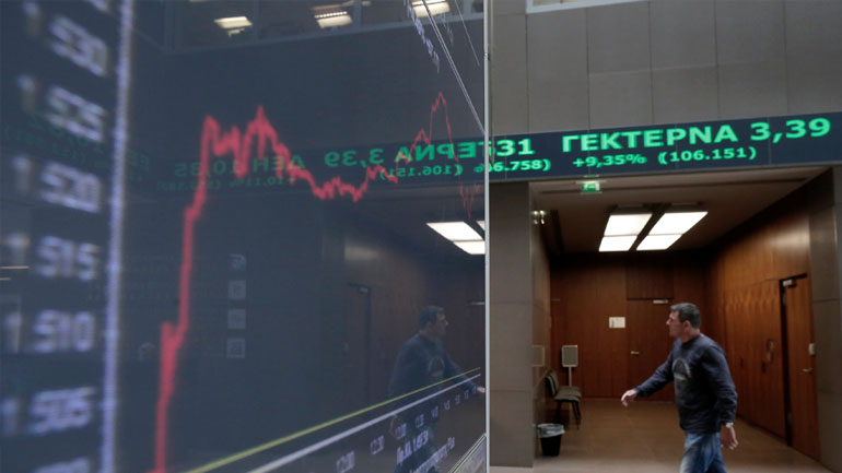 Ήπια υποχώρηση στο Χρηματιστήριο Αθηνών