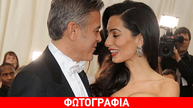 Casual εμφάνιση για την εγκυμονούσα Amal Alamuddin στο πλευρό του George Clooney