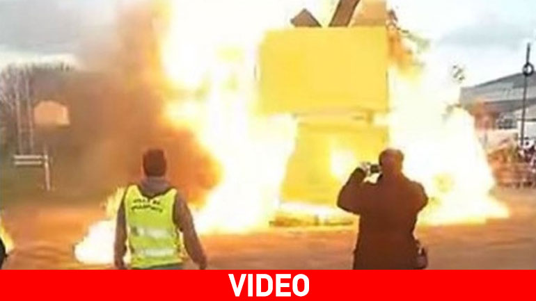 Εικόνες που σοκάρουν από την έκρηξη στο καρναβάλι της Βιλπάντ