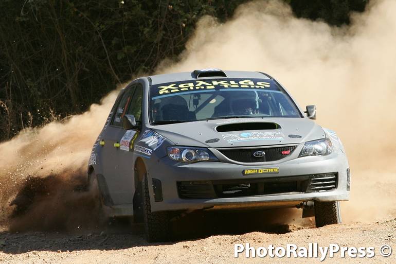 Άτυχος ο Θέμης Χαλκιάς, εγκατέλειψε στην 3η ειδική διαδρομή από μηχανική βλάβη