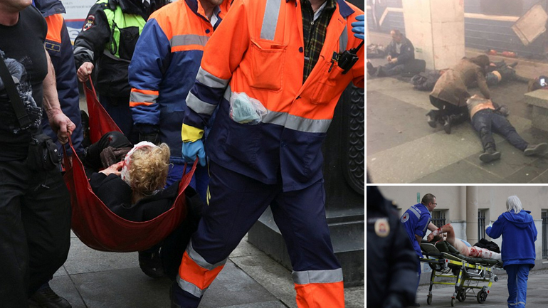 Πολύνεκρη έκρηξη στο Μετρό της Αγίας Πετρούπολης