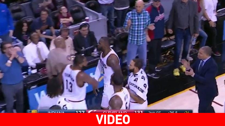 Ο καβγάς Τζέιμς – Τόμπσον εν ώρα αγώνα