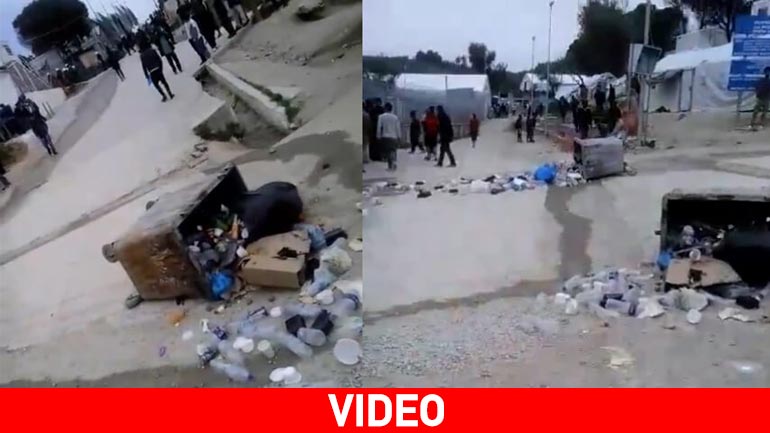 Επεισόδια στη Μόρια – μετανάστες πέταξαν πέτρες στους αστυνομικούς