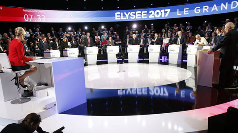 Γαλλία-Προεδρικές εκλογές: Ο Μελανσόν κέρδισε τις εντυπώσεις και ο Μακρόν τα ποσοστά