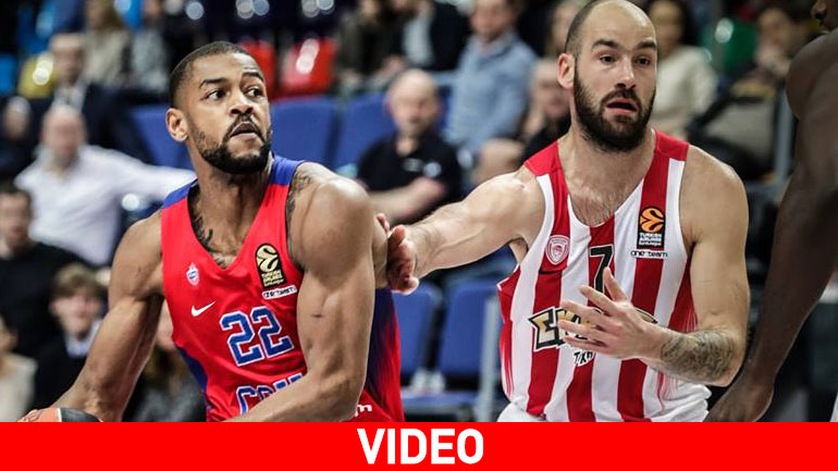 Ήττα στις λεπτομέρειες (90-86) για τον μαχητικό Ολυμπιακό στη Μόσχα