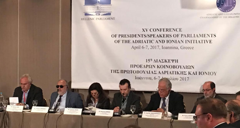 Διάσκεψη Προέδρων Κοινοβουλίων της Πρωτοβουλίας Αδριατικής και Ιονίου
