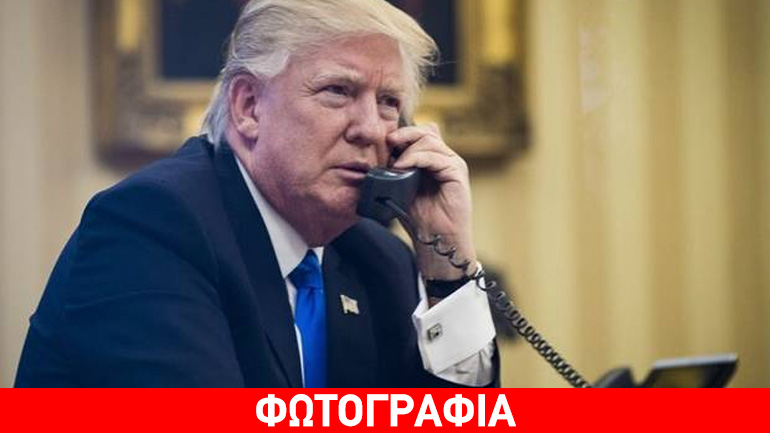 Η στιγμή που ο Τραμπ ενημερώνεται για τους βομβαρδισμούς στη Συρία