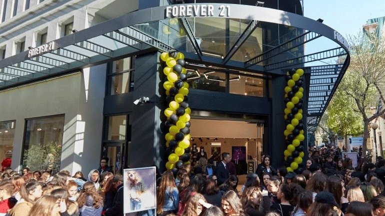 Το πρώτο κατάστημα της Forever 21 στην Αθήνα