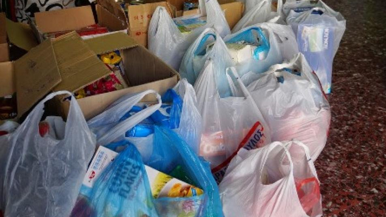 Συγκέντρωση τροφίμων και ειδών πρώτης ανάγκης στη Θεσσαλονίκη