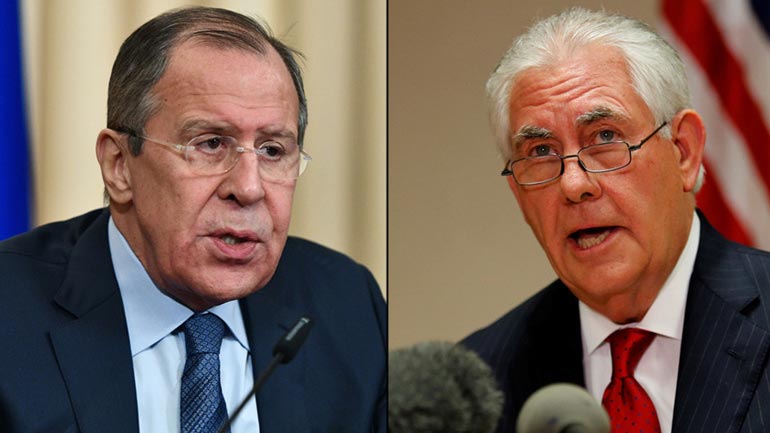 Πρώτη τηλεφωνική επικοινωνία Λαβρόφ-Τίλερσον μετά τους αμερικανικούς βομβαρδισμούς