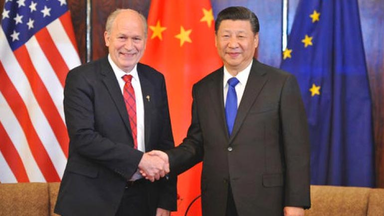 Συνάντηση με τον κυβερνήτη της Αλάσκας είχε ο Κινέζος πρόεδρος, Σι Τζινπίνγκ