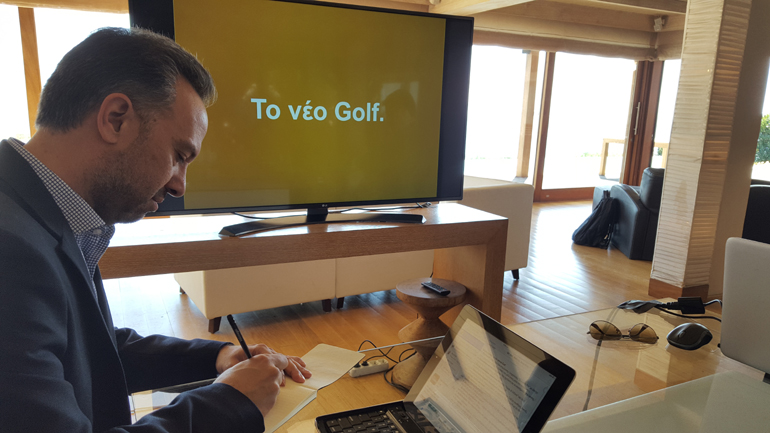 Ο επικεφαλής της μάρκας VW στην Ελλάδα Θανάσης Κονιστής