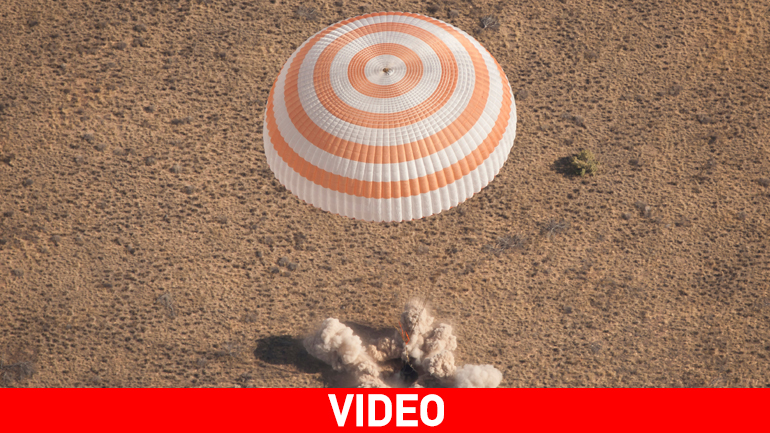 Προσγειώθηκε το διαστημόπλοιο Soyuz