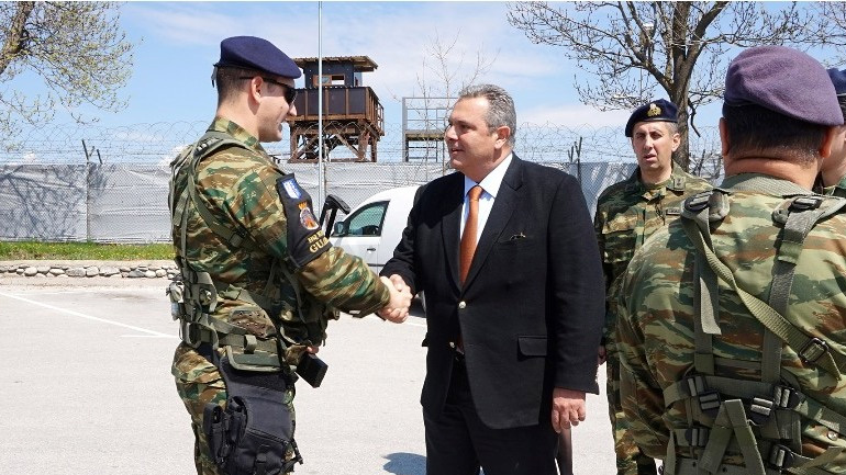 Καμμένος στο Κόσοβο: Δεν θα αφήσουμε αναπάντητη καμία πρόκληση