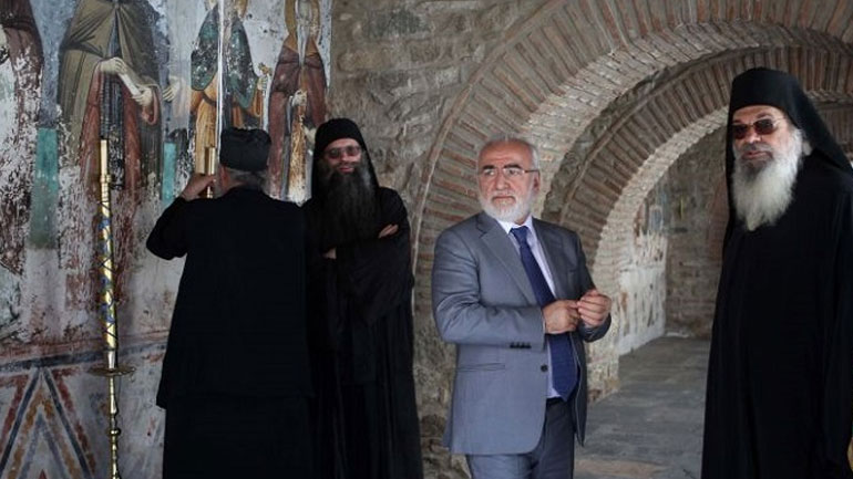 Επίσκεψη Ιβάν Σαββίδη στο Άγιο Όρος