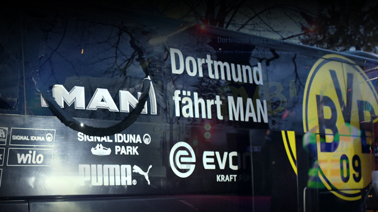 Επαγγελματικό χτύπημα στο πούλμαν της Ντόρτμουντ